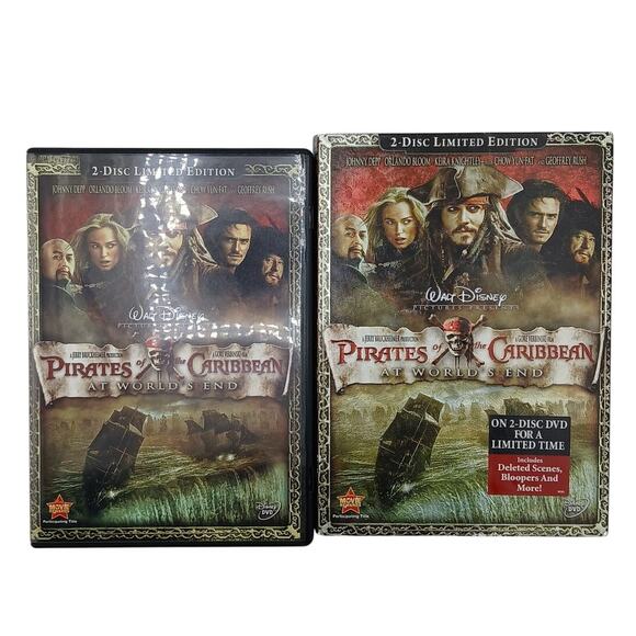 DVDs x2 Double Feature Dream Girls Pirates of the Caribbean at Worlds End Movies - Picture 7 of 10